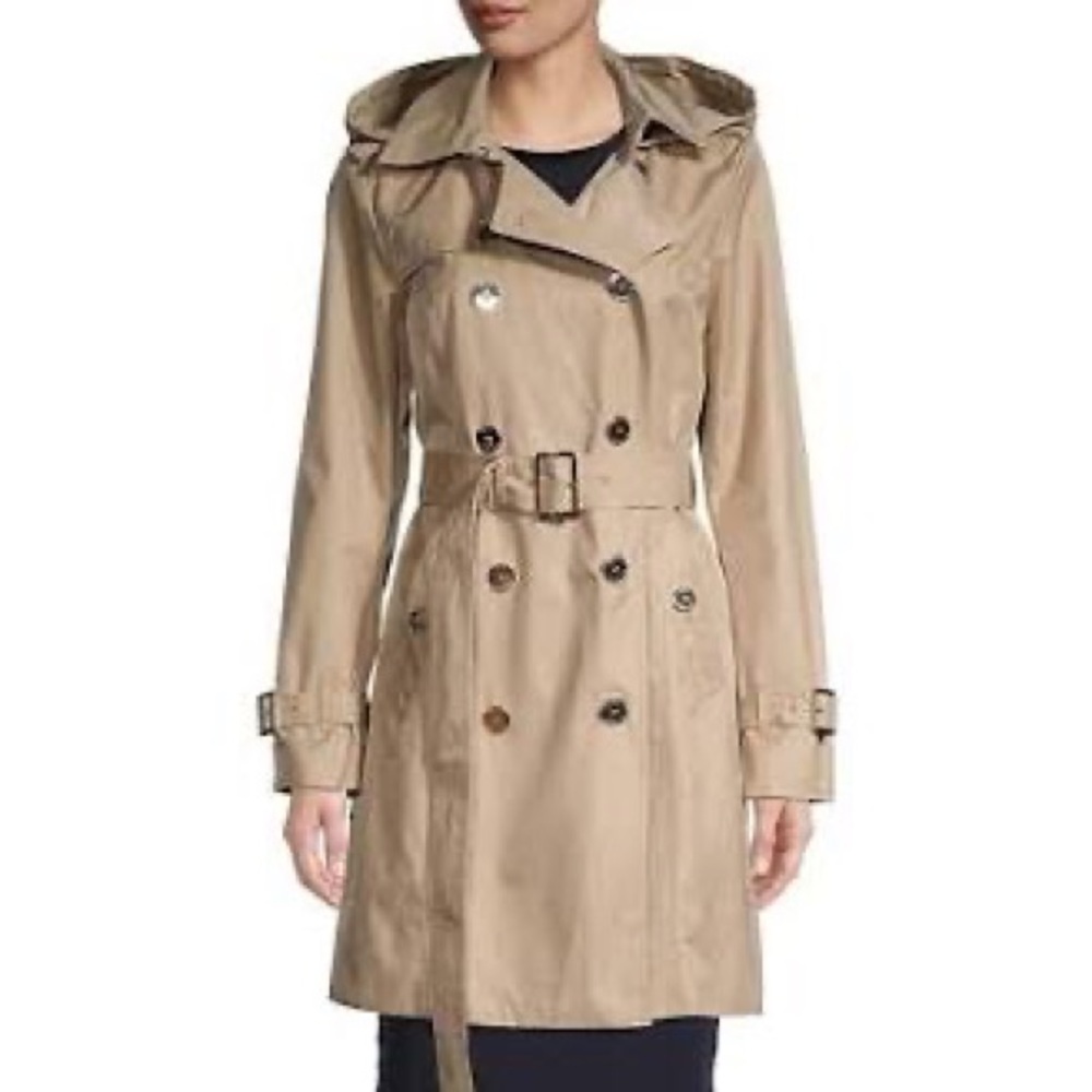 MICHAEL Michael Kors Belted Trench Coat